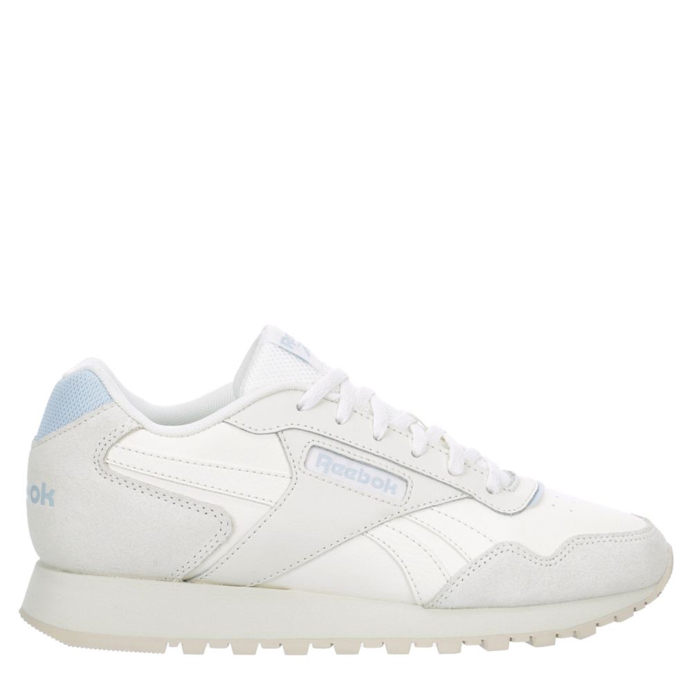 Womens Reebok Classic Leather Clip Athletic Shoe - Light Blue Monochrome