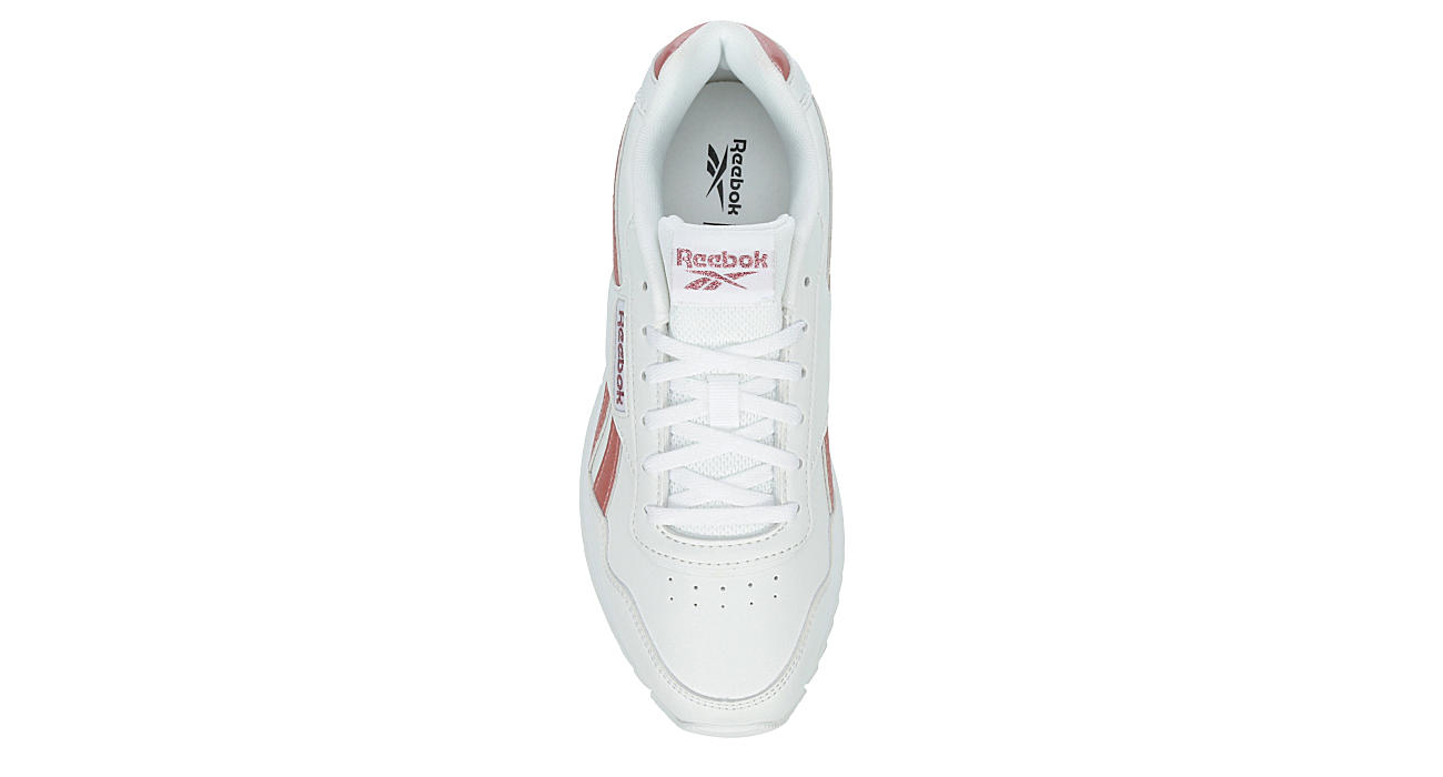White Reebok Womens Glide Ripple Double Sneaker | Athletic & Sneakers ...