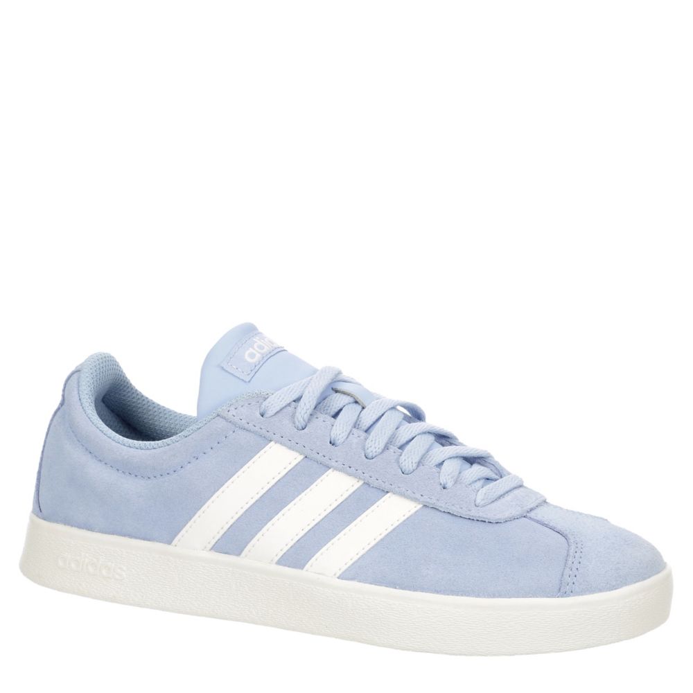 BLUE ADIDAS Womens Vl Court 2.0 Sneaker