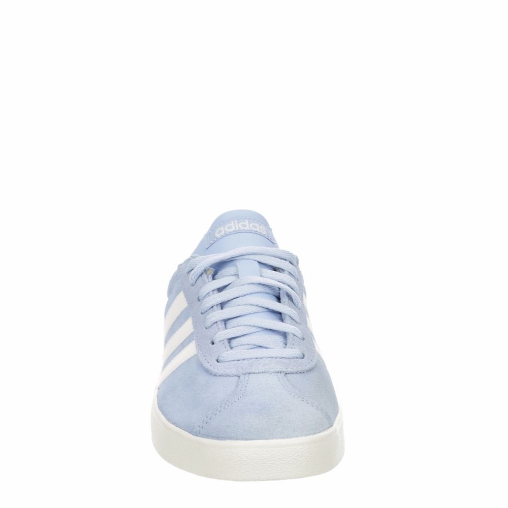 BLUE ADIDAS Womens Vl Court 2.0 Sneaker