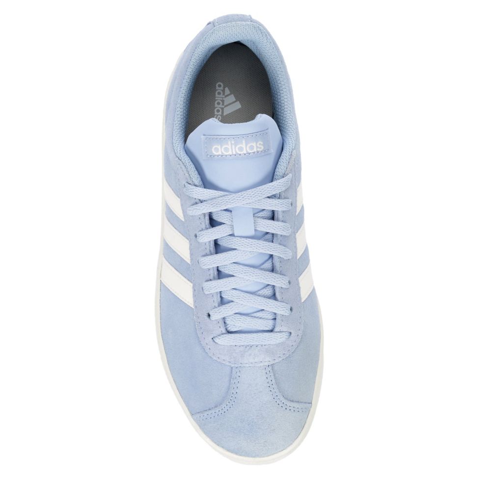 NEW - Adidas Mens Vl Court 2.0 Sneaker, Collegiate Navy/White/White, 8.5 US