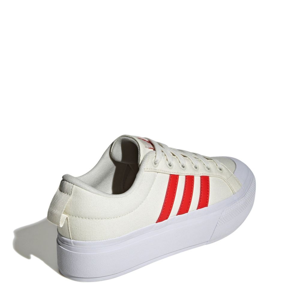 Buy Adidas women bravada mid lace up sneakers white Online