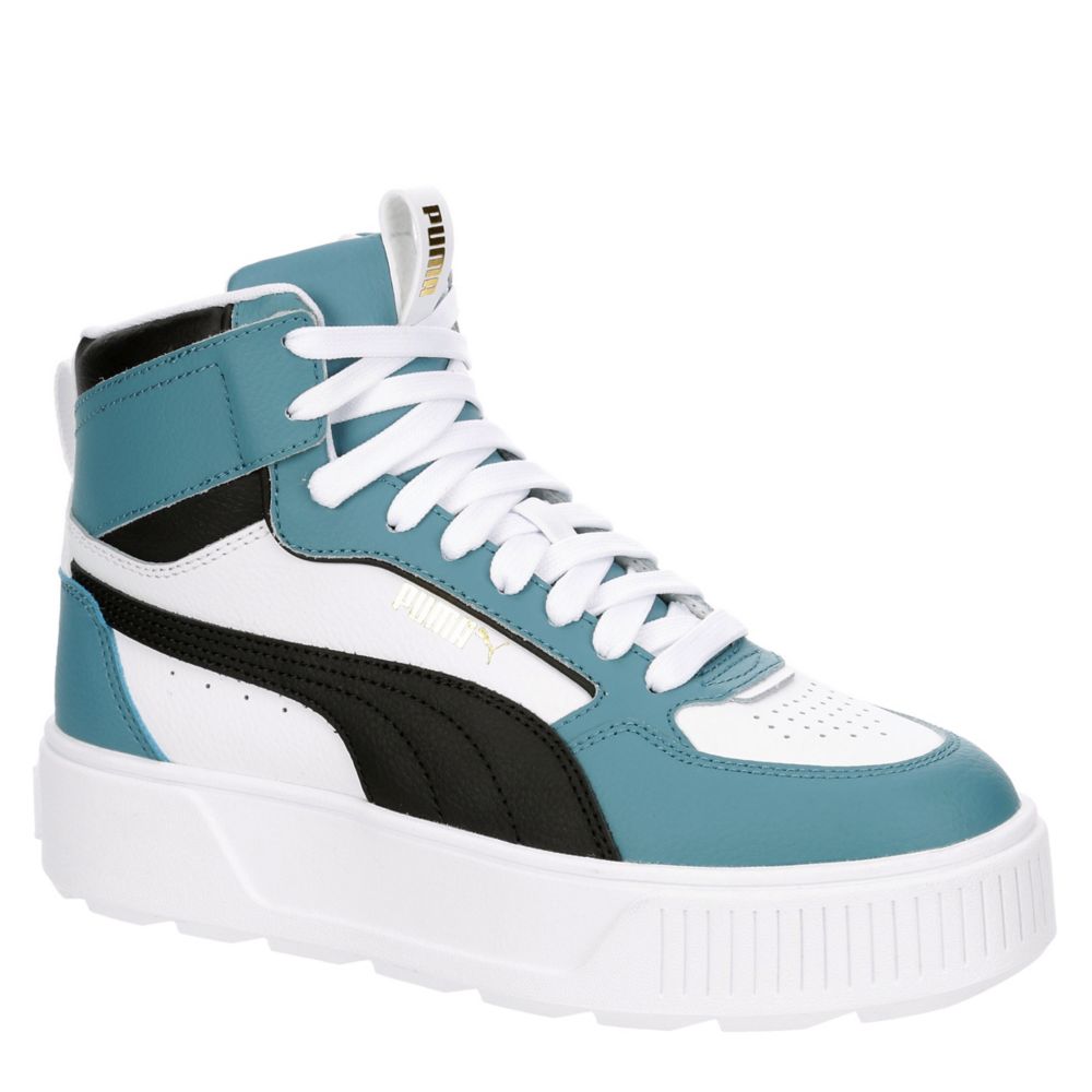 Teal sale puma sneakers