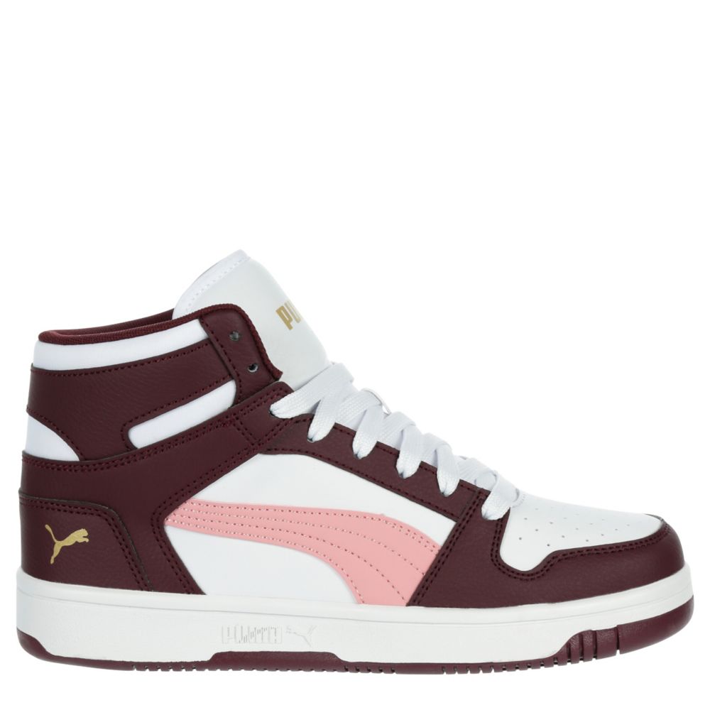 WOMENS REBOUND LAY UP SNEAKER BURGUNDY