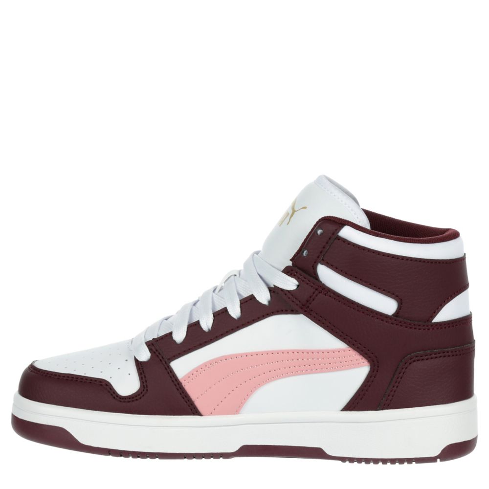 WOMENS REBOUND LAY UP SNEAKER BURGUNDY