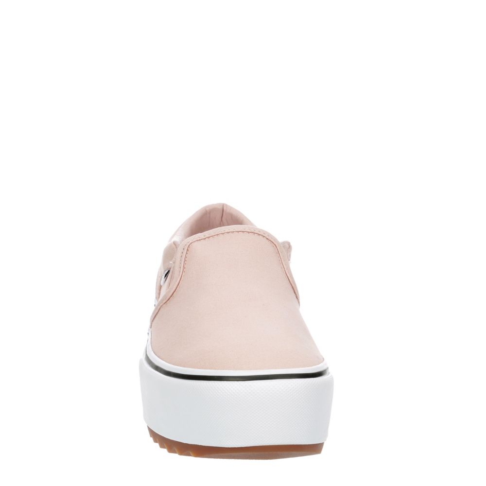 White vans slip ons rack 2024 room shoes