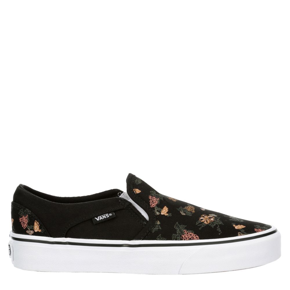 Vans slip on outlet floral black