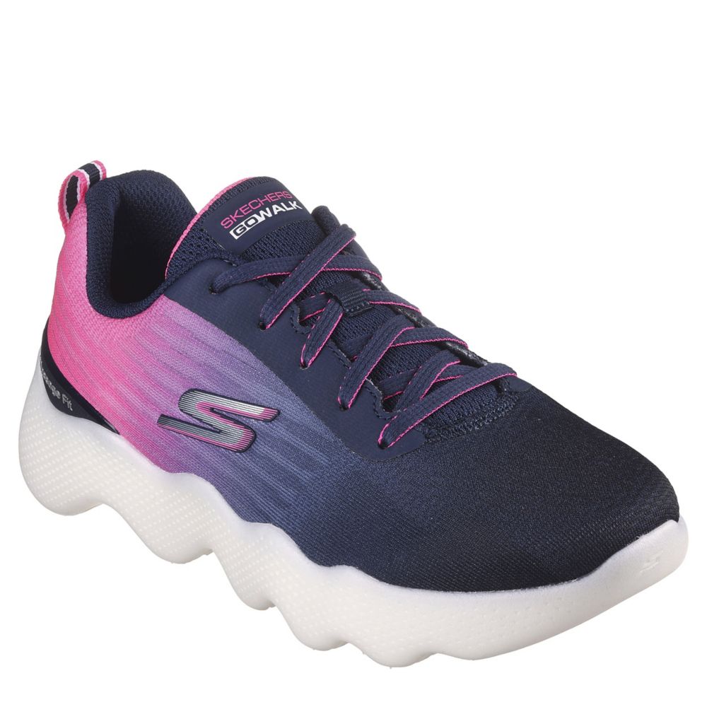 NAVY SKECHERS Womens Go Walk Massage Fit Running Shoe