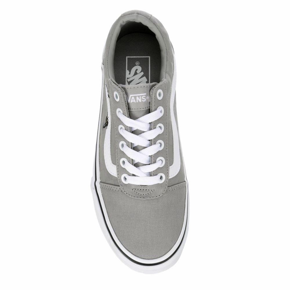 Vans ward grey clearance white