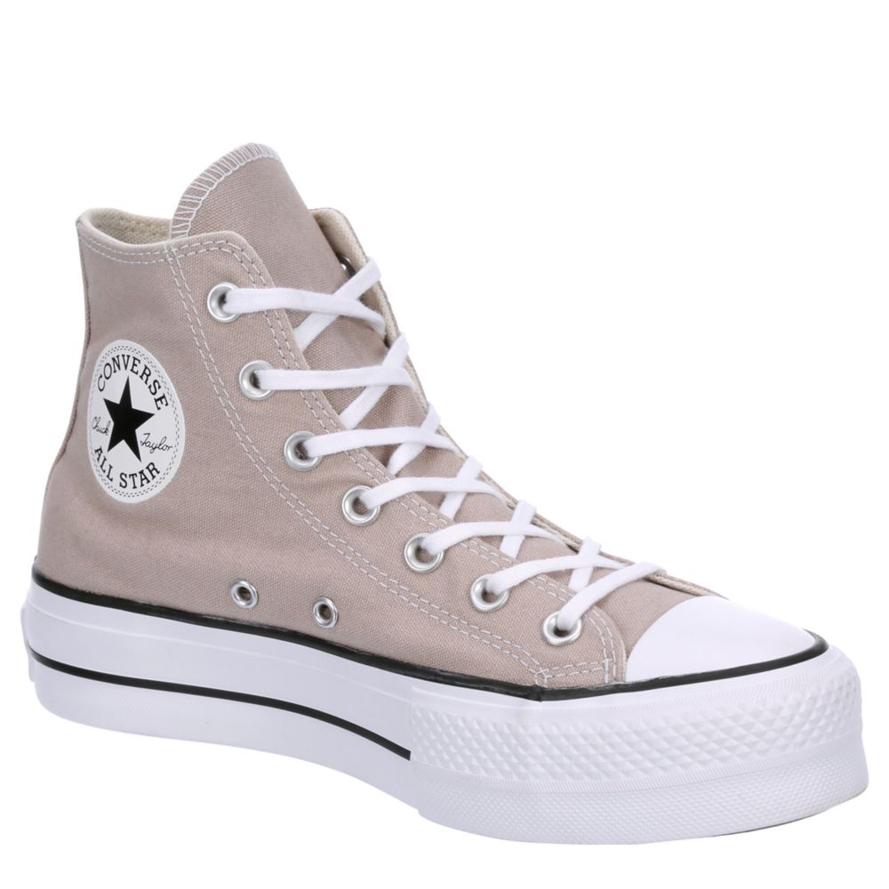 BROWN CONVERSE Womens Chuck Taylor All Star High Top Platform Sneaker