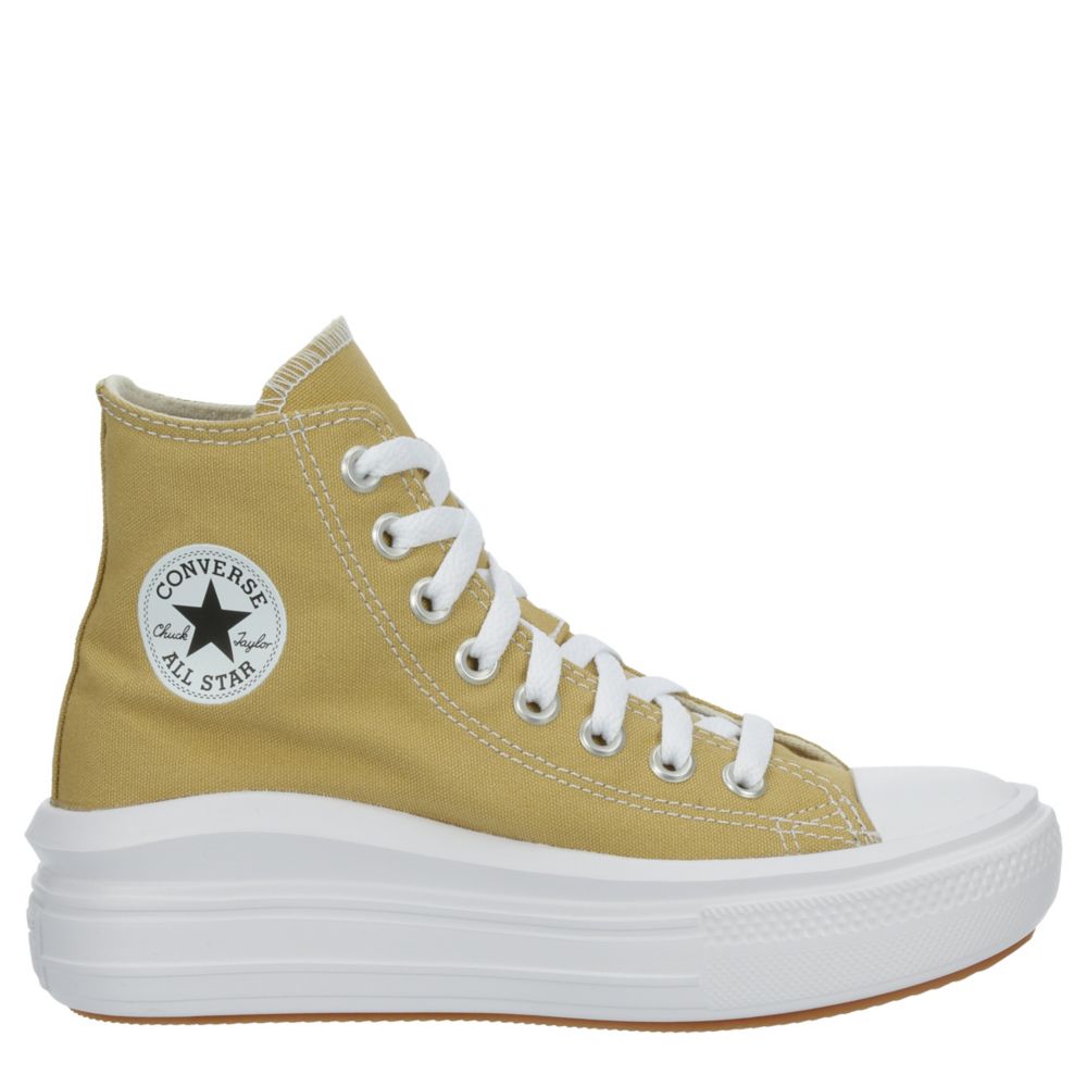 White Womens Chuck Taylor All Star Move High Top Sneaker Converse Rack Room Shoes