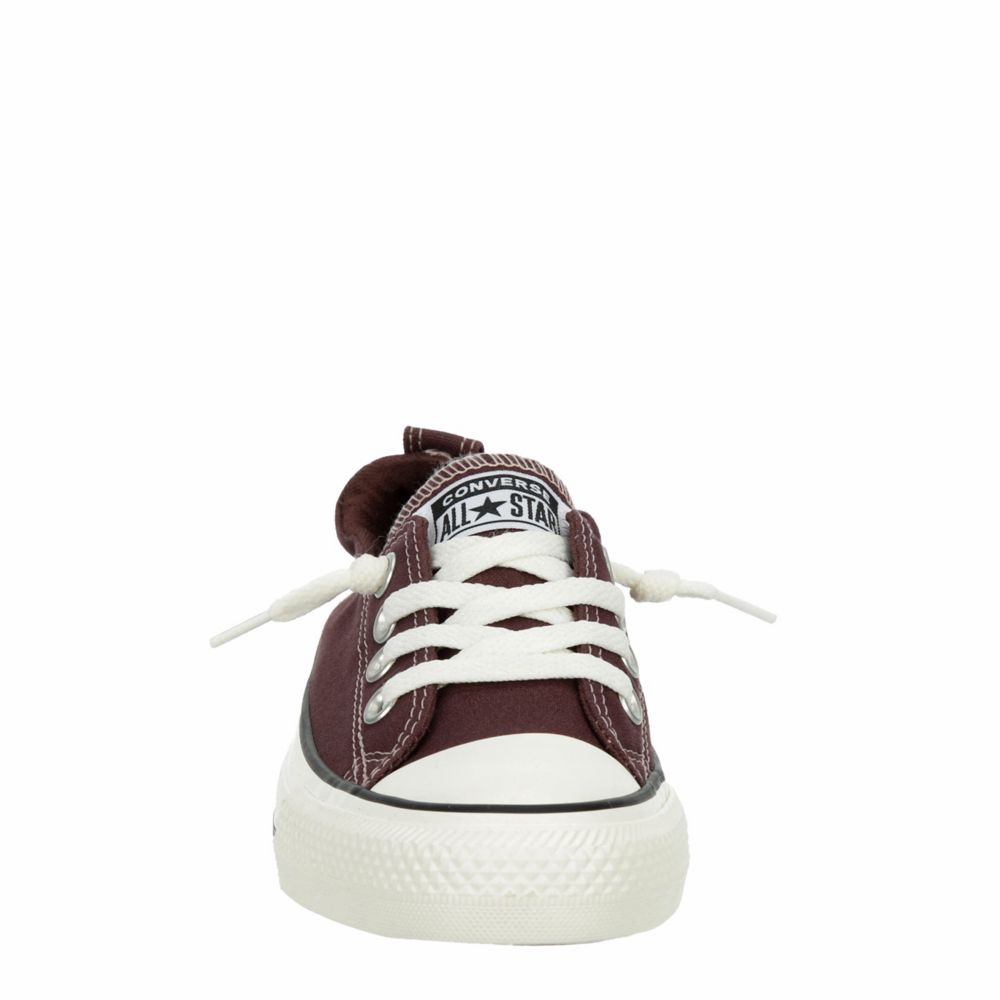 Burgundy converse top shoreline