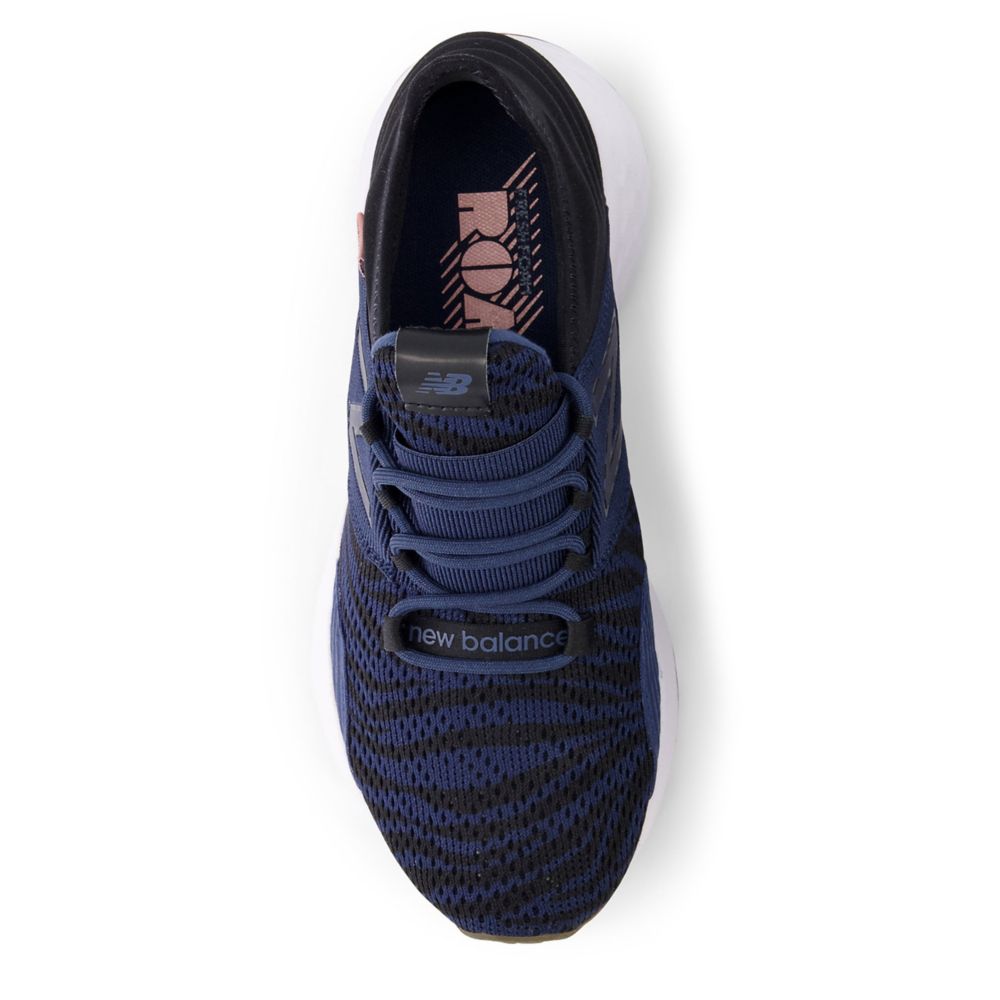 Black New Balance Womens Fresh Foam Roav Running Shoe Rack Room Shoes