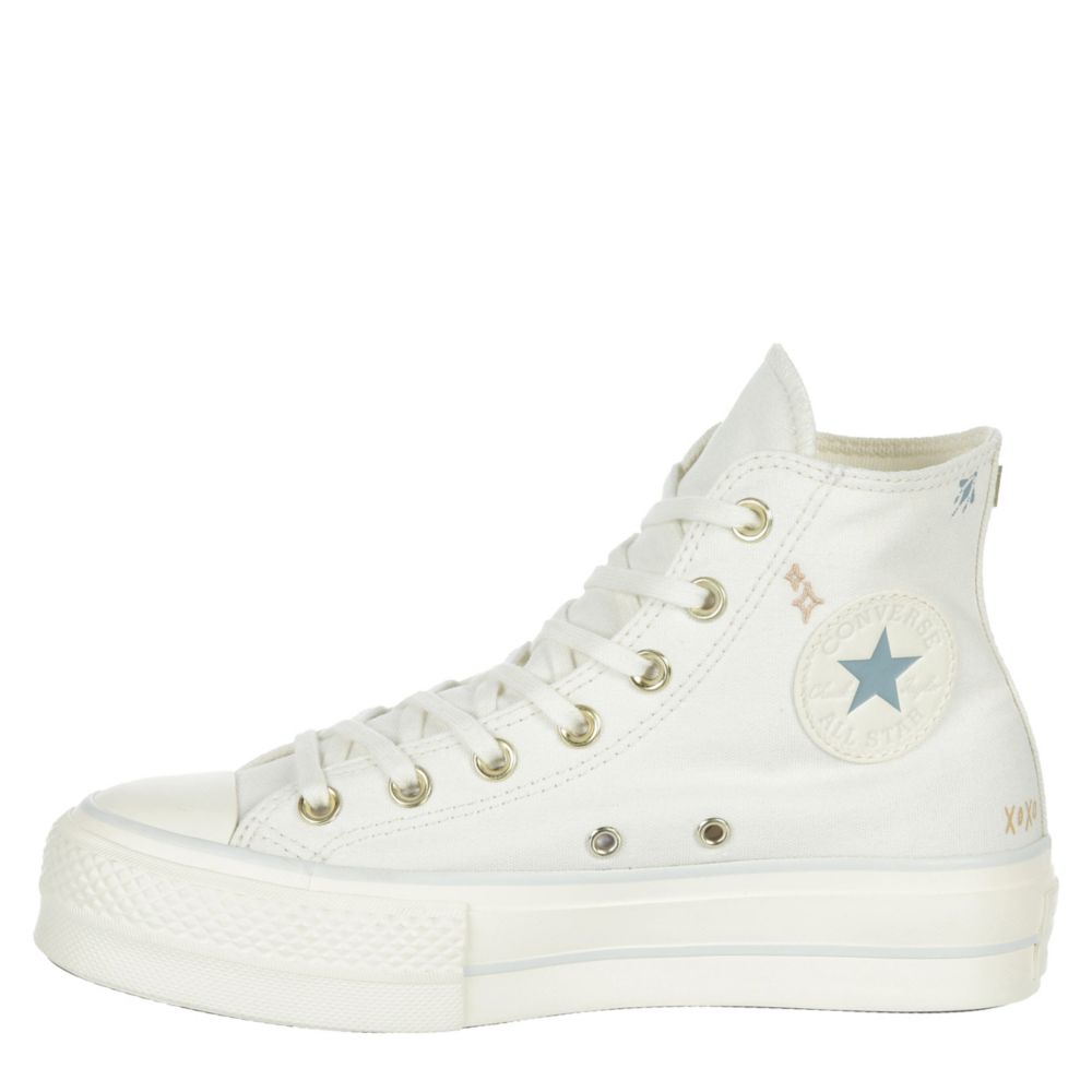 Converse all store white platform