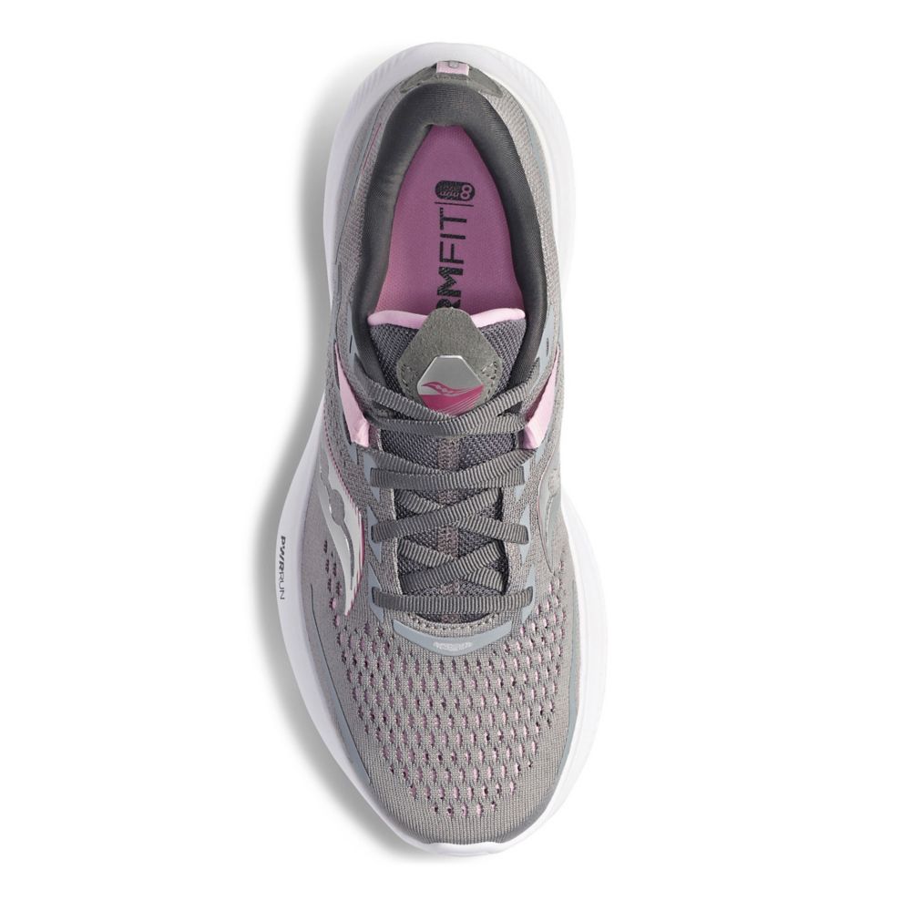 WOMENS RIDE 15 RUNNING SHOE PALE GREY