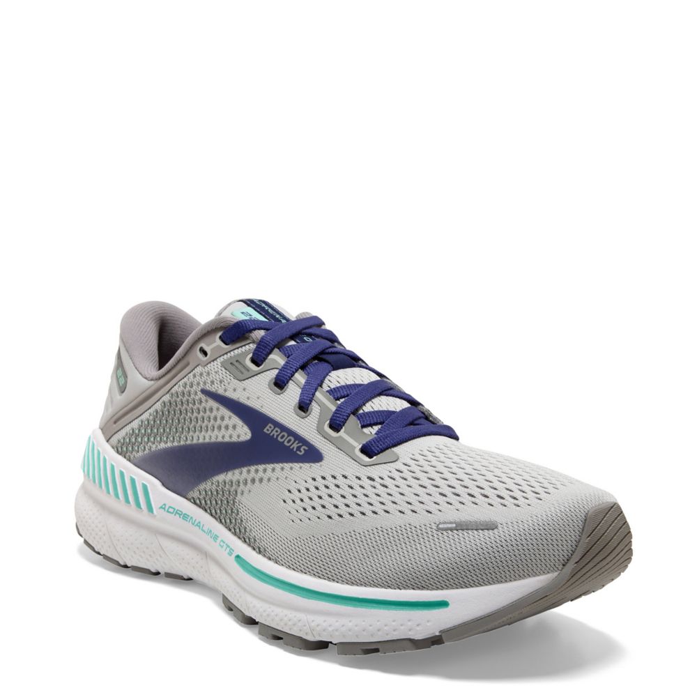 Grey Brooks Womens Adrenaline Running Shoe Athletic & Sneakers Rack