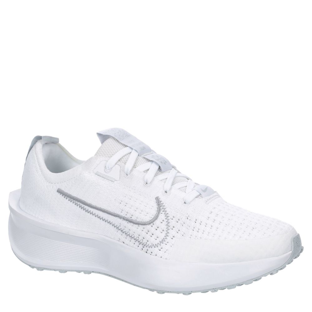 Nike Interact Run Running Shoe Women s White Silver Size 10 Sneakers