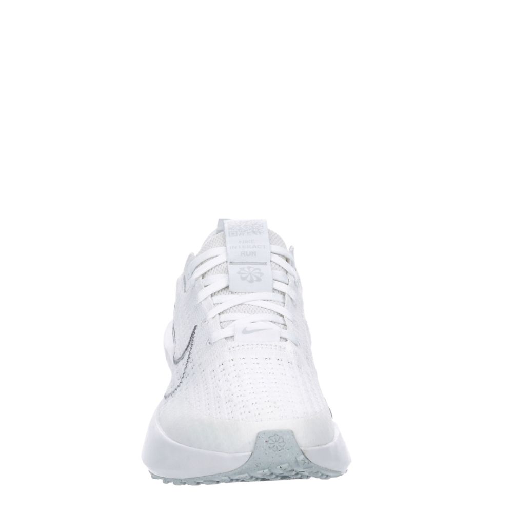 Nike running shoes white and blue best sale