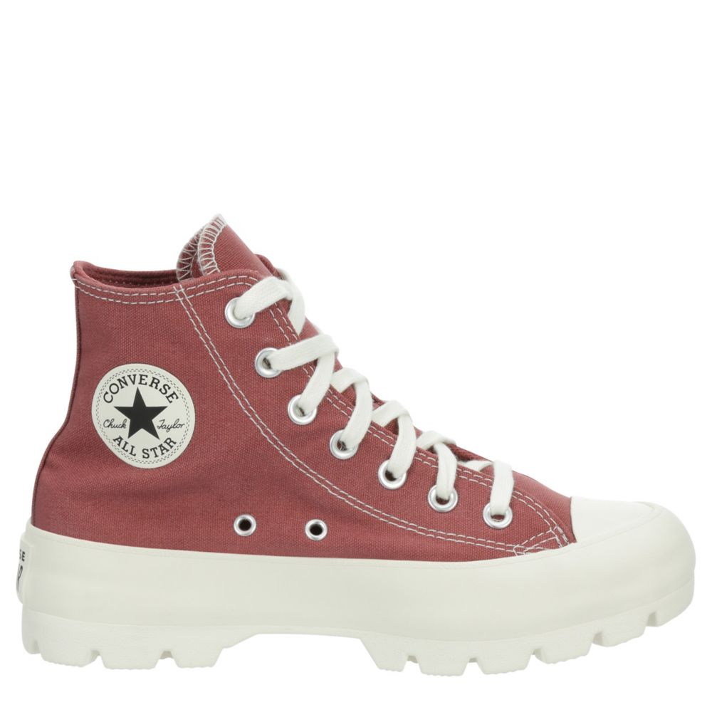 Ladies burgundy clearance converse