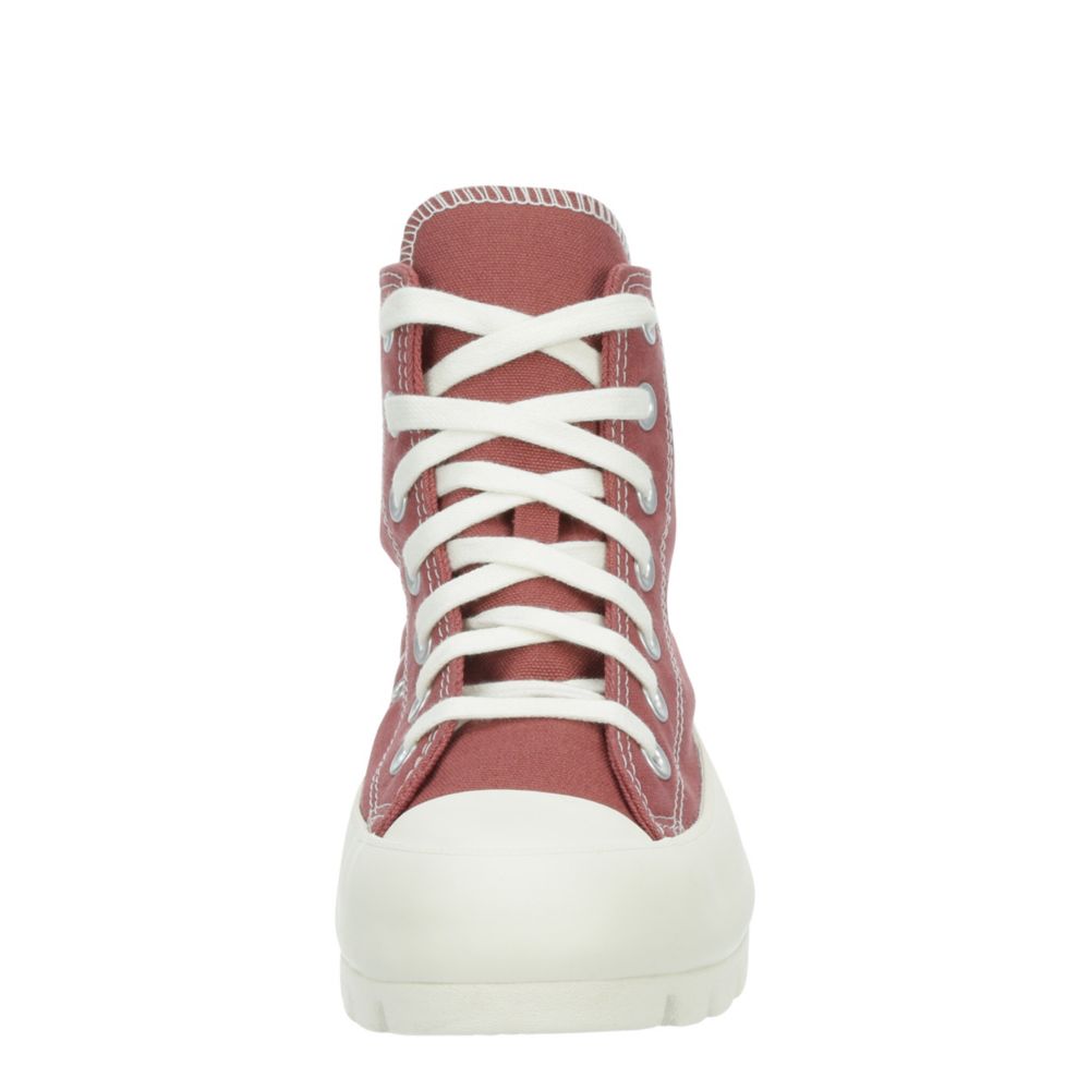 Womens burgundy hotsell converse high tops