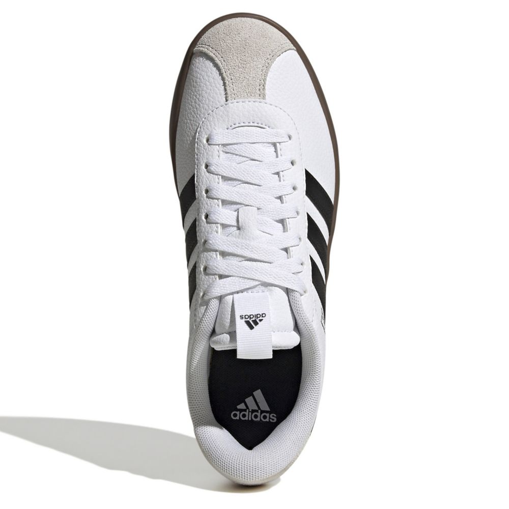Adidas Women's VL Court 3.0 Sneakers in Black/White - Size 7.5