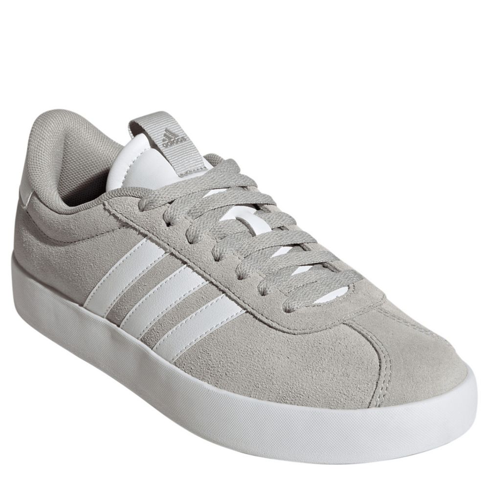 Grey Adidas Womens Vl Court 3.0 Sneaker, Athletic & Sneakers