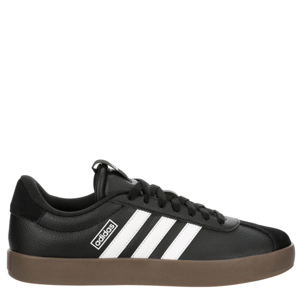 Adidas Women's VL Court 3.0 Sneakers in Black/White - Size 7.5
