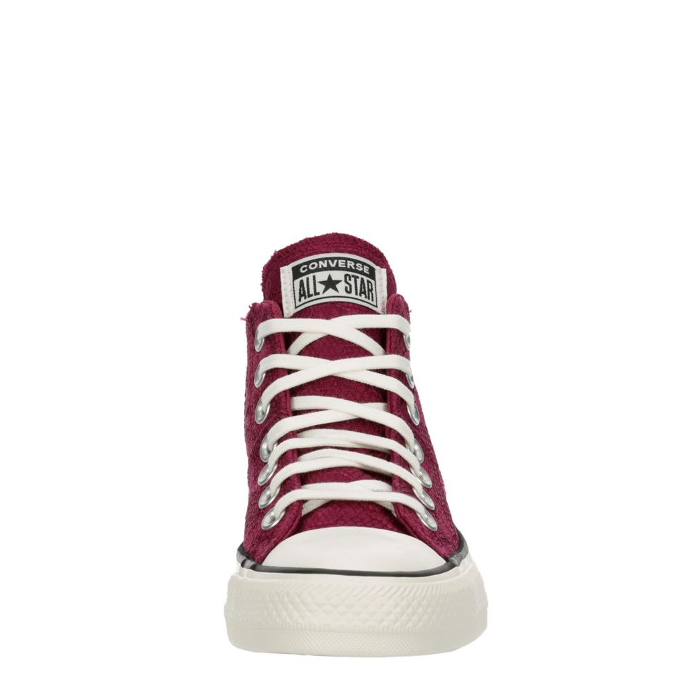 Wine Converse Womens Chuck Taylor All Star Madison Mid Top Sneaker Rack Room Shoes