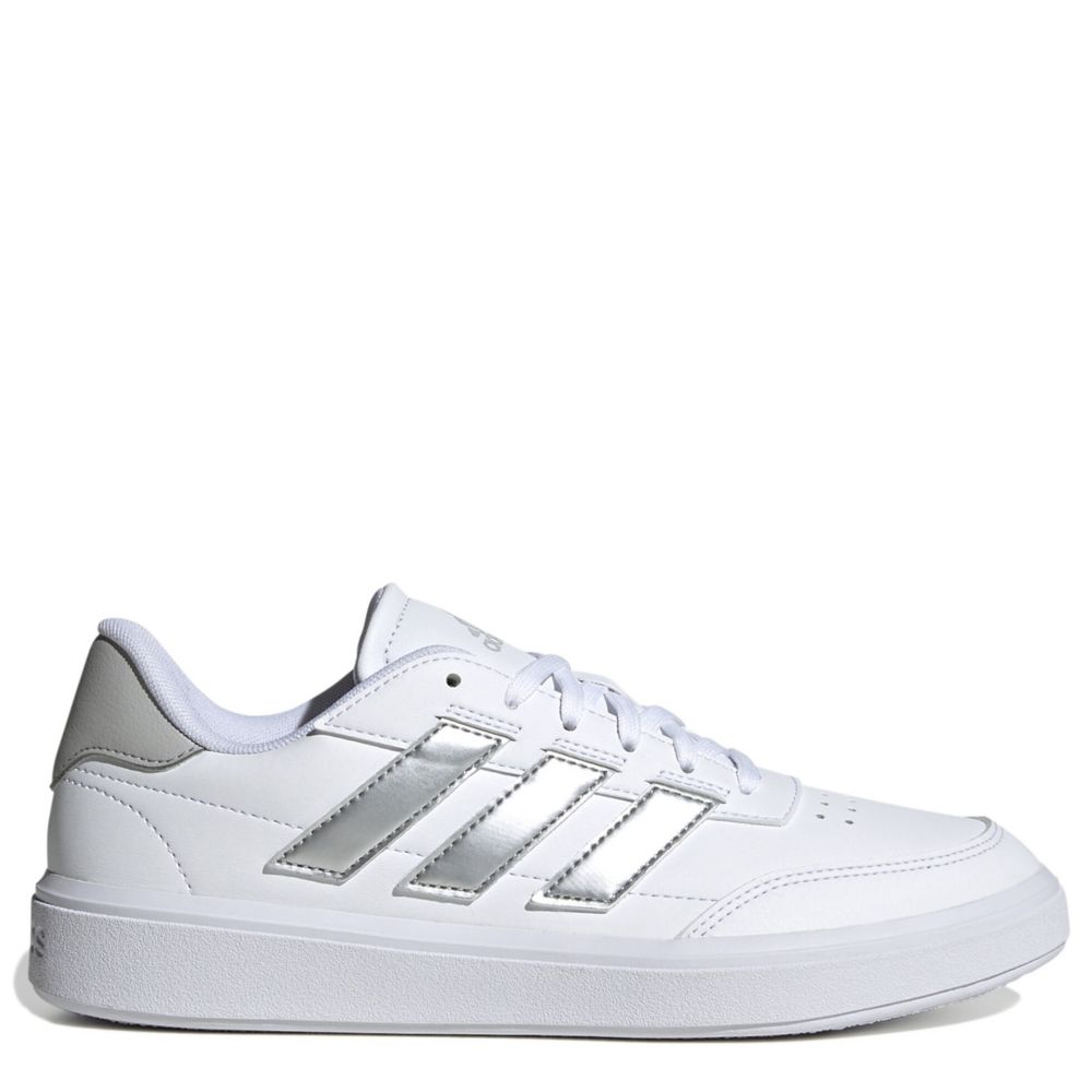 Adidas Women s Courtblock Sneaker White Low top Sneakers 7.5