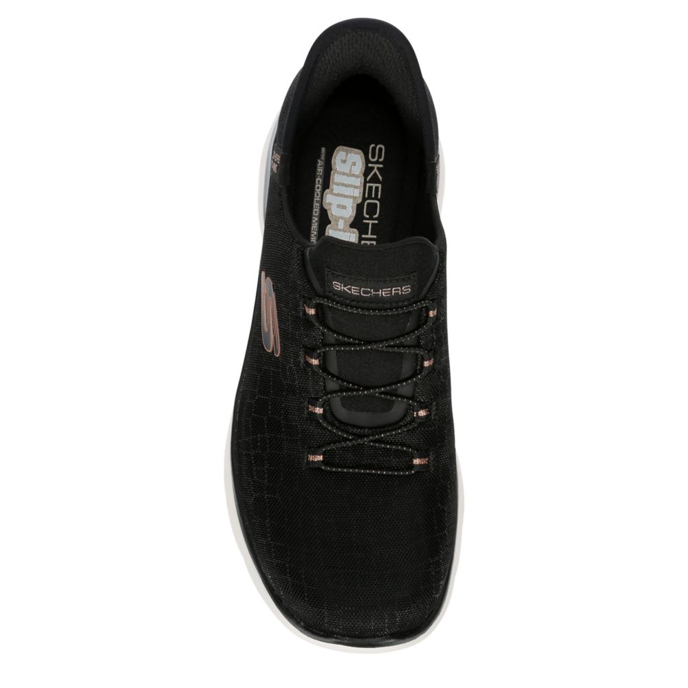 Black Skechers Womens Slipins Summits Running Shoe Rack Room Shoes