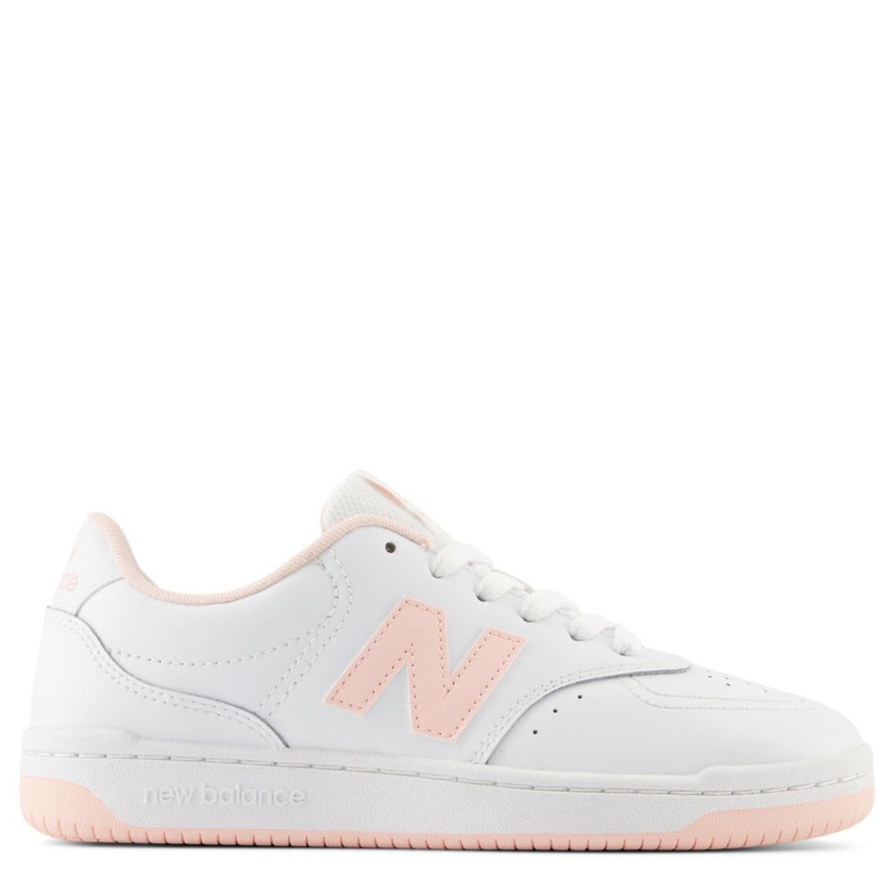 White Womens Bb80 Court Sneaker | New Balance | Rack Room Shoes