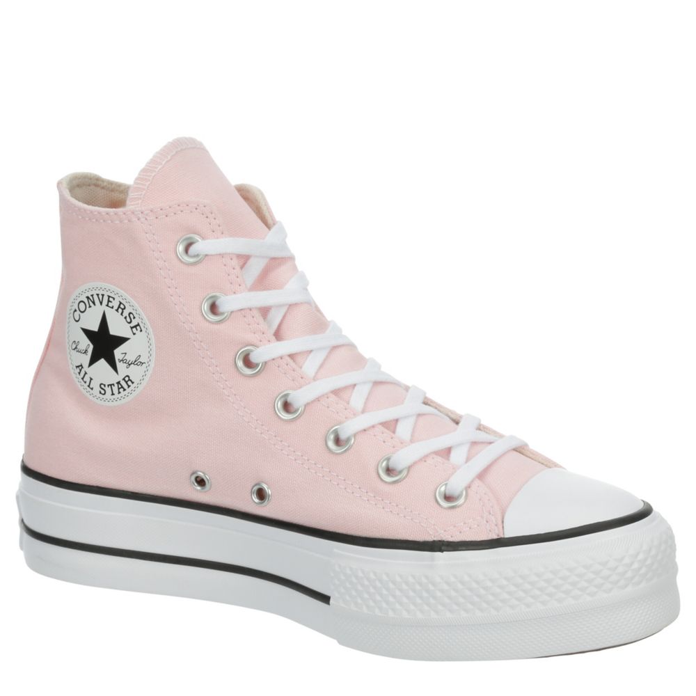 White Converse Womens Chuck Taylor All Star High Top Platform Sneaker Rack Room Shoes