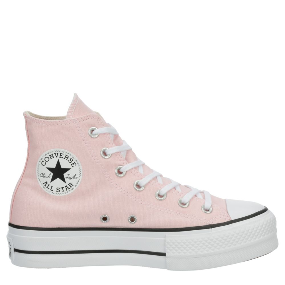 Pink converse platform hotsell