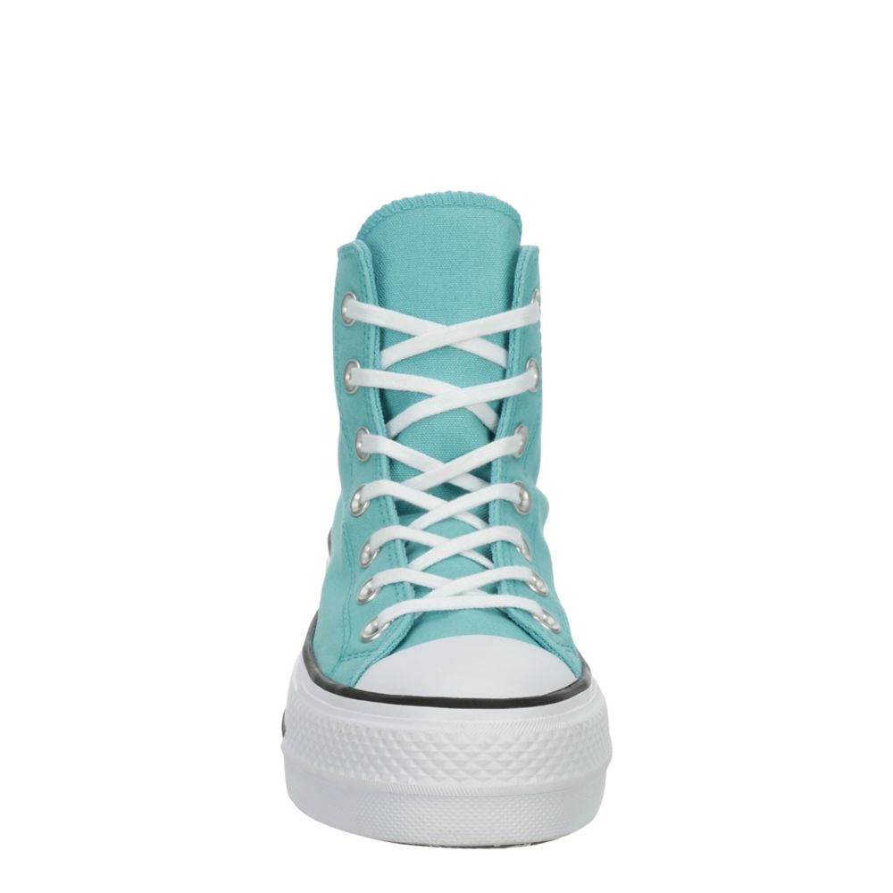 Converse high top teal best sale