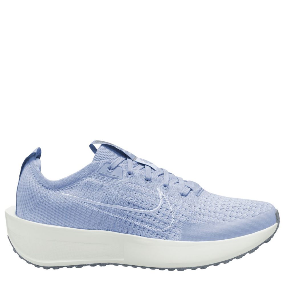 Blue Nike Womens Flyknit Interact Run Running Shoe Rack Room Shoes