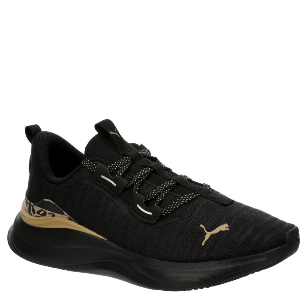 Puma girl shoes black online