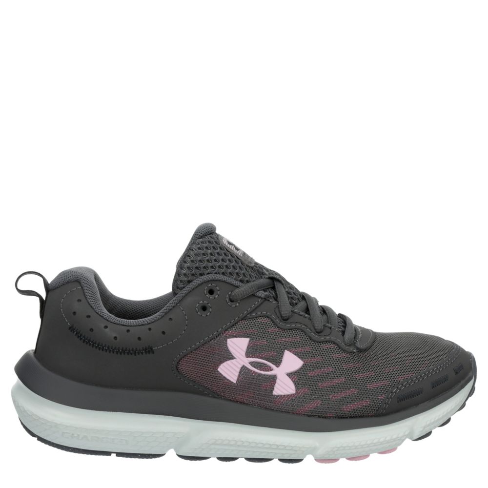 Dark Grey Under Armour Womens Charged Assert 10 Running Shoe Rack