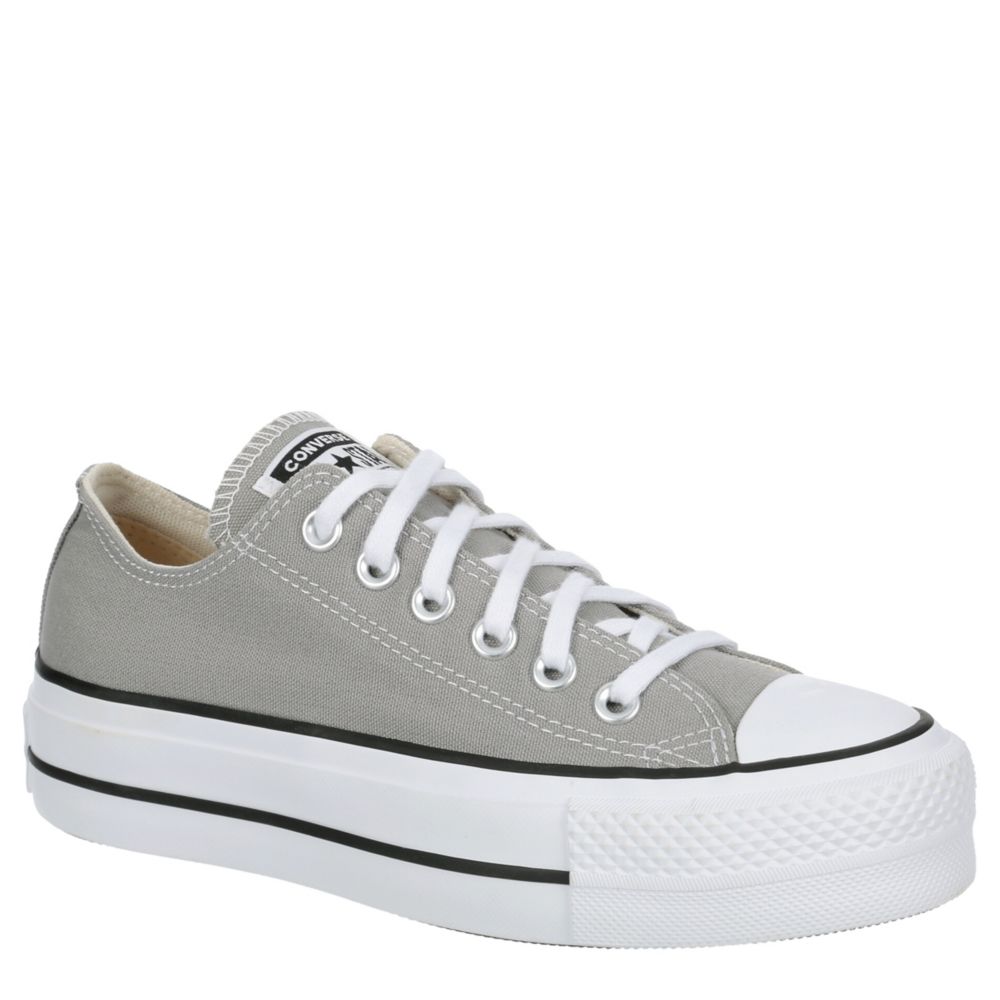 Converse Chuck Taylor All Star Lift Platform Low Top Shoes Grey 8