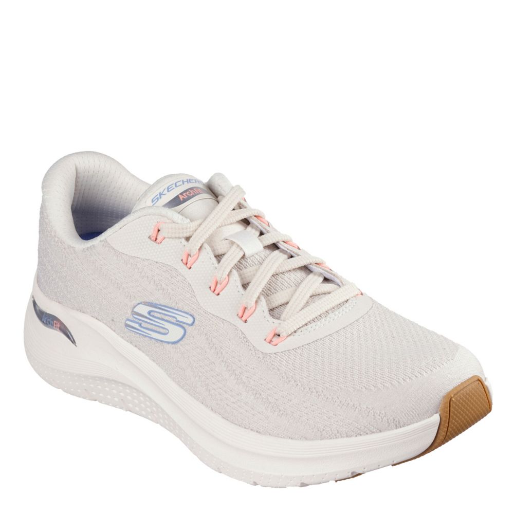 Tan Womens Arch Fit Rich Vision Running Shoe | Skechers | Rack Room Shoes