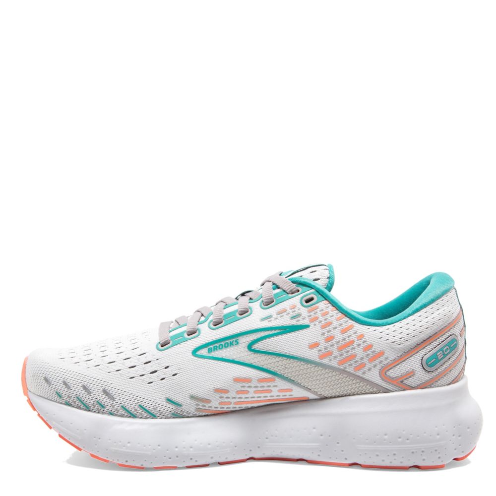 Brooks Womens Glycerin 20 Running Shoe - White Size 7.5M