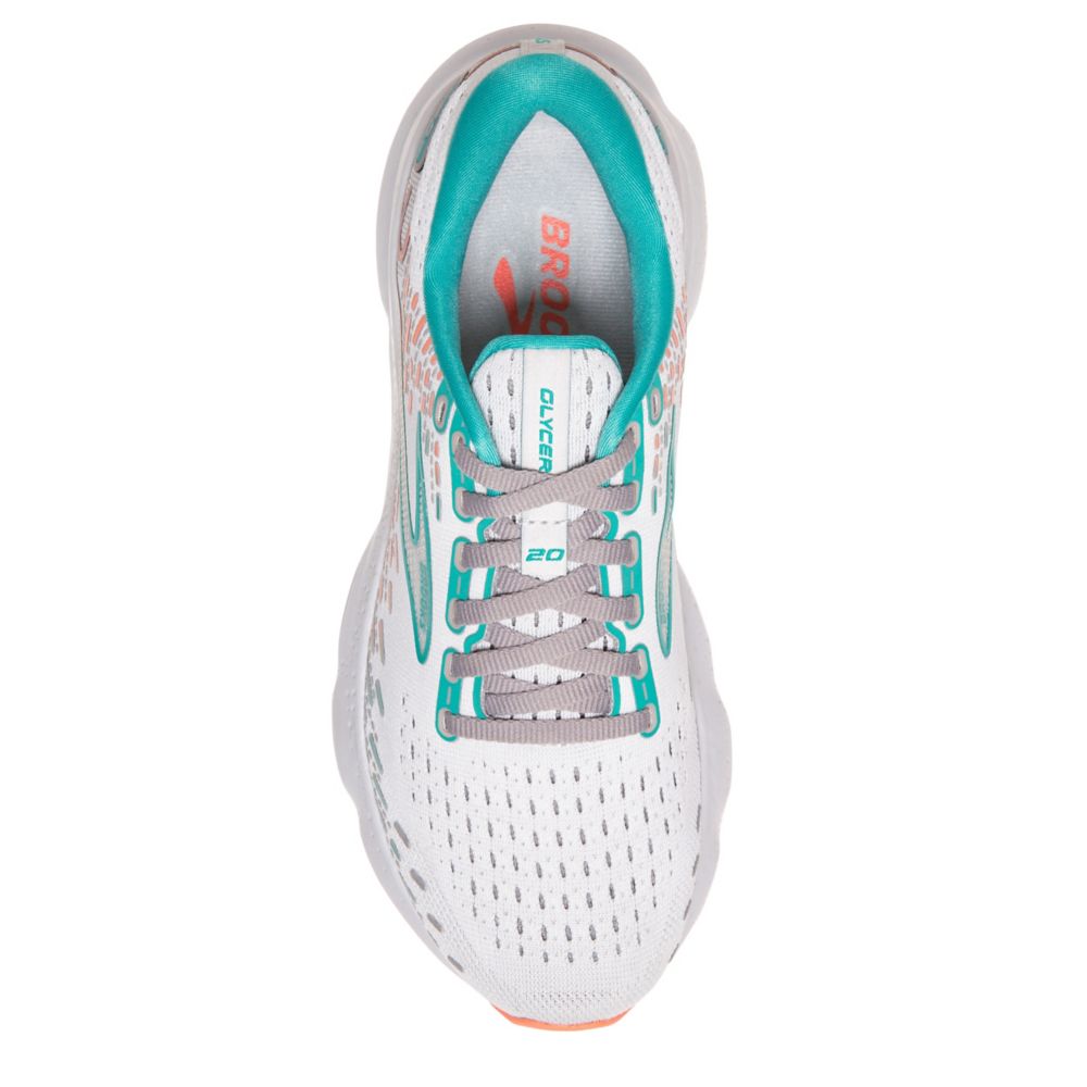 White Brooks Womens Glycerin 20 Running Shoe | Rack Room Shoes