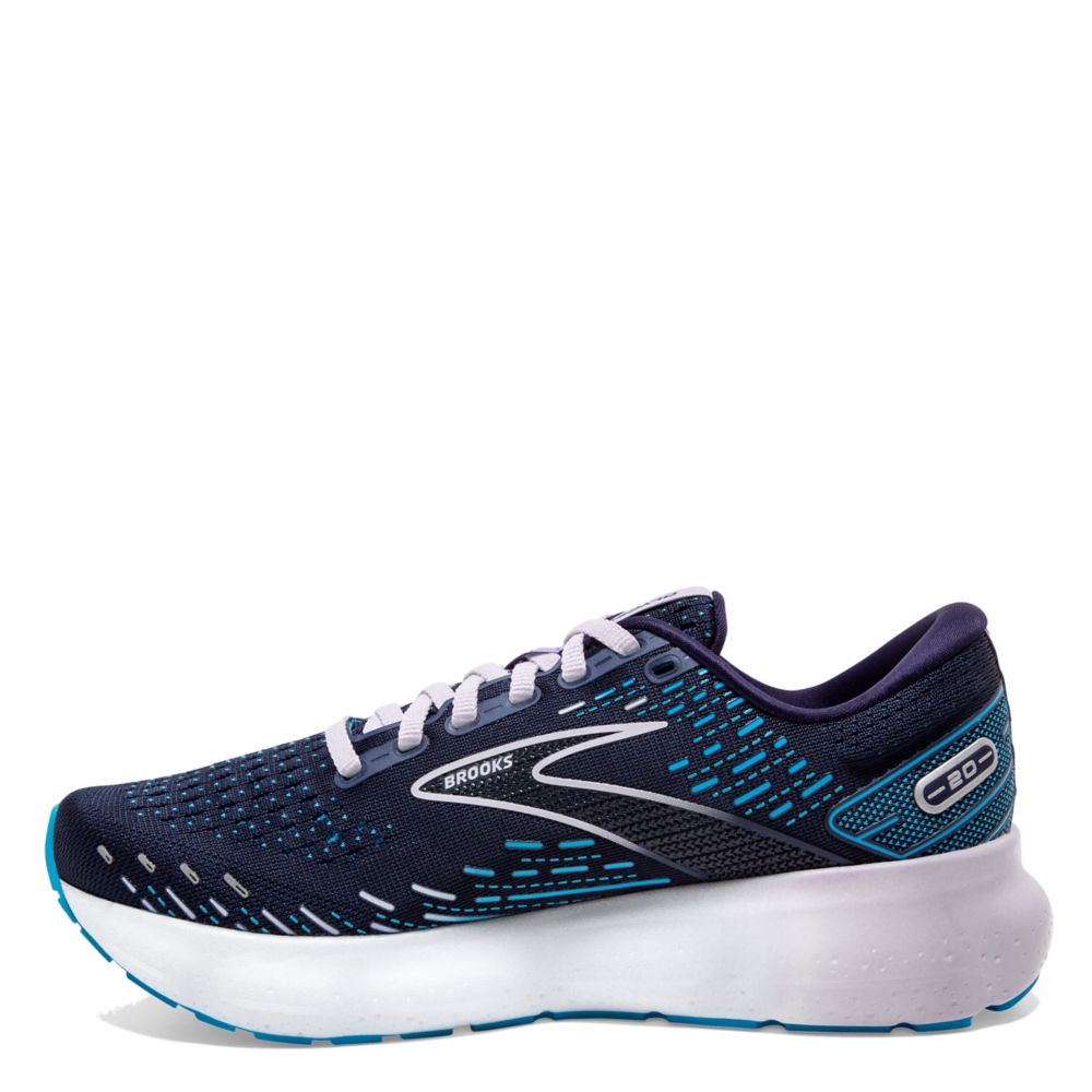 Navy Womens Glycerin 20 Running Shoe, Brooks