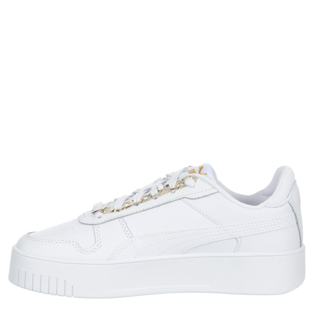 Puma Women s Carina Street Sneaker White Low top Sneakers 9