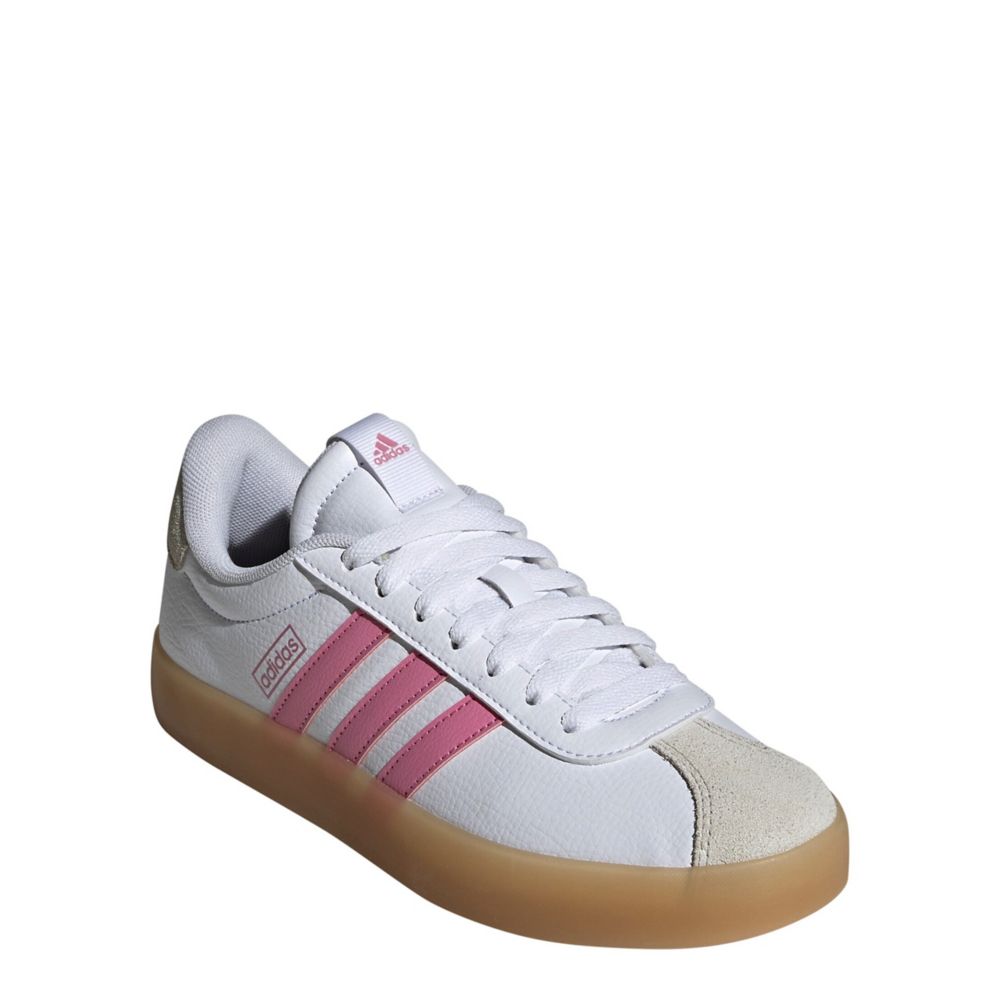 Adidas VL Court 3.0 Sneaker Women s White Pink Size 9 Sneakers