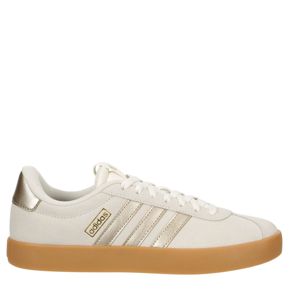 Gold Adidas Womens Vl Court 3.0 Sneaker Rack Room Shoes