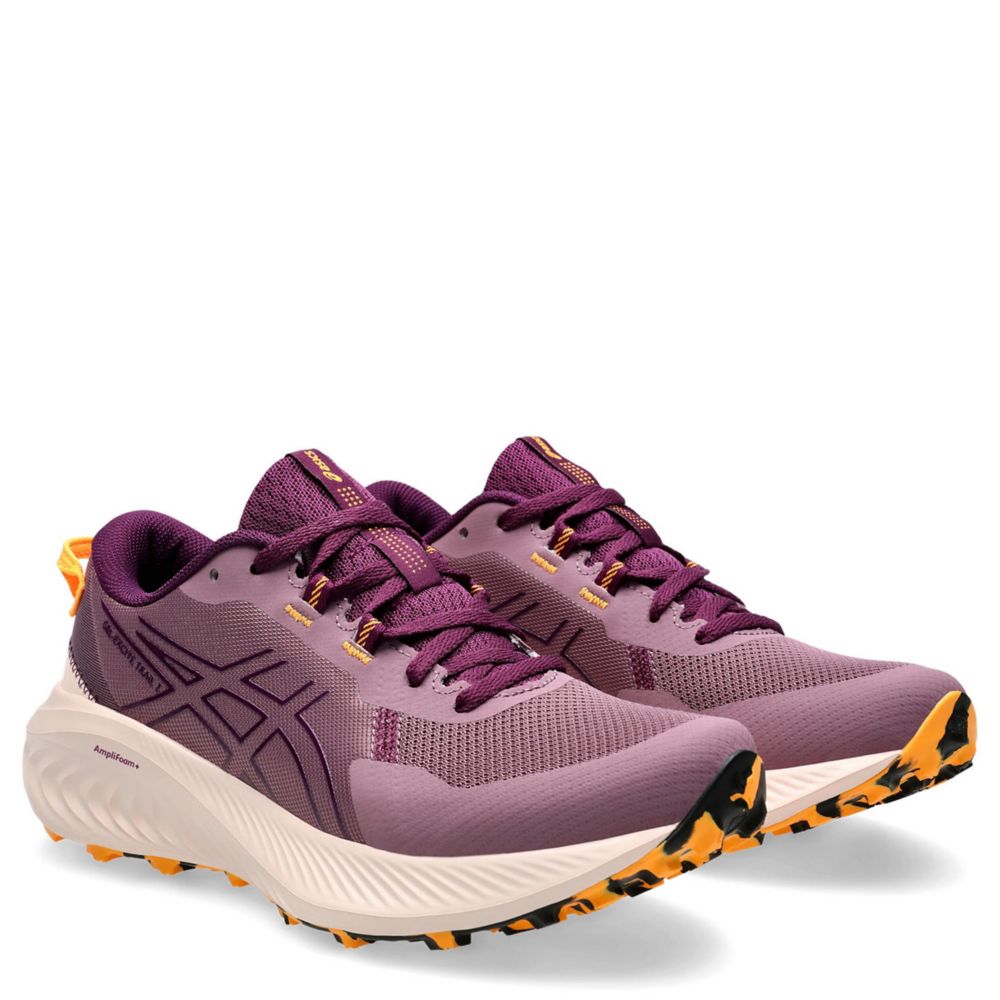 Purple asics running shoes on sale