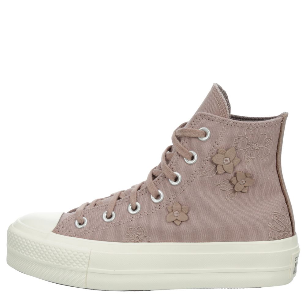 CONVERSE WOMENS CHUCK TAYLOR ALL STAR HIGH TOP PLATFORM SNEAKER - BLUSH