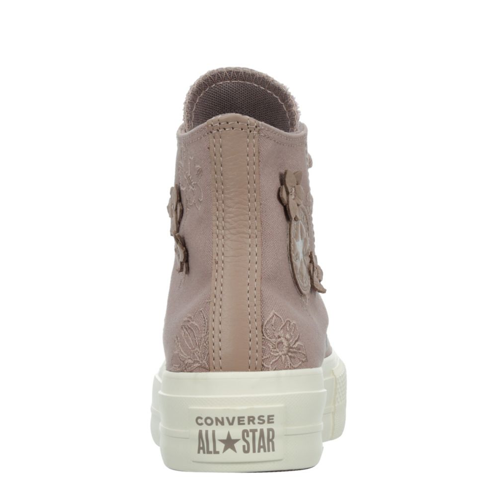 CONVERSE WOMENS CHUCK TAYLOR ALL STAR HIGH TOP PLATFORM SNEAKER - BLUSH