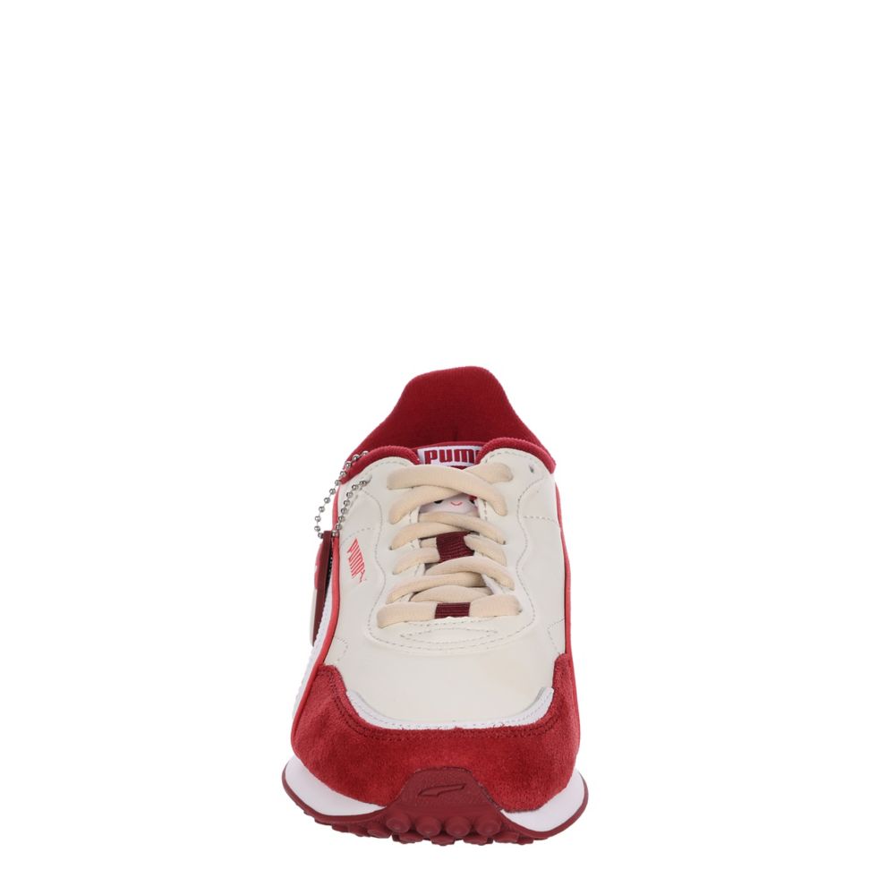 PUMA WOMENS ST MILER ROSE SQUISHMALLOW RUNNING SHOE - OFF WHITE