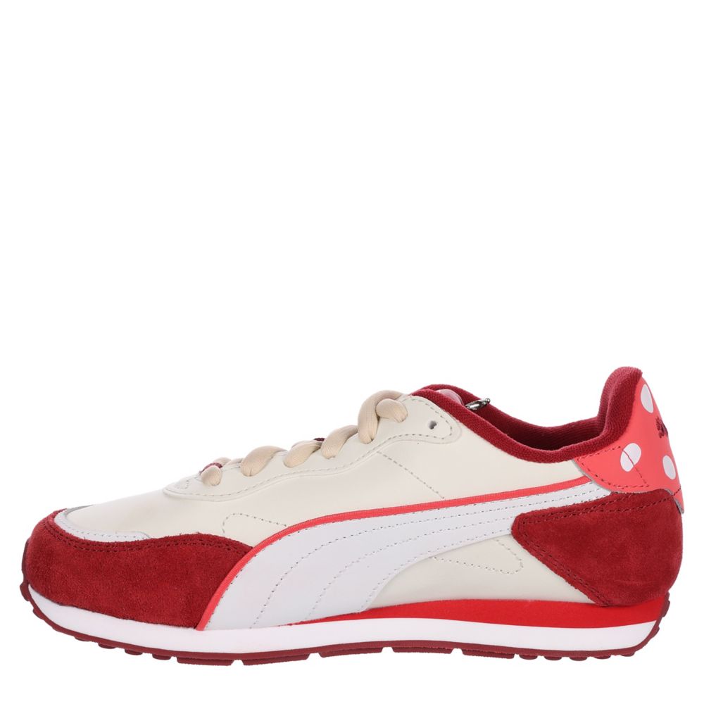 PUMA WOMENS ST MILER ROSE SQUISHMALLOW RUNNING SHOE - OFF WHITE